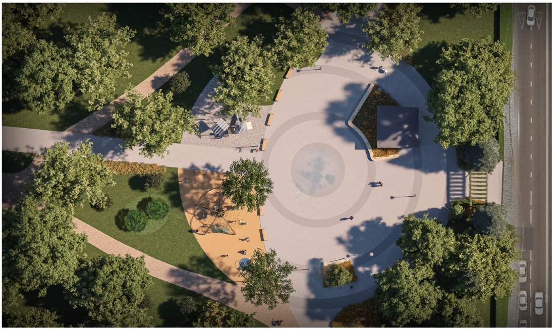 rekonštrukcia Hviezdoslavovho parku - Martin | greenarchitecture.sk